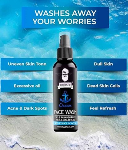 Muuchstac 7 Ocean Face Wash For Men – 100ml